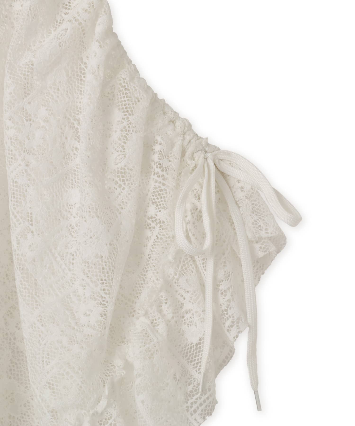 atmos pink Lace Asymmetry Skirt WHITEの画像