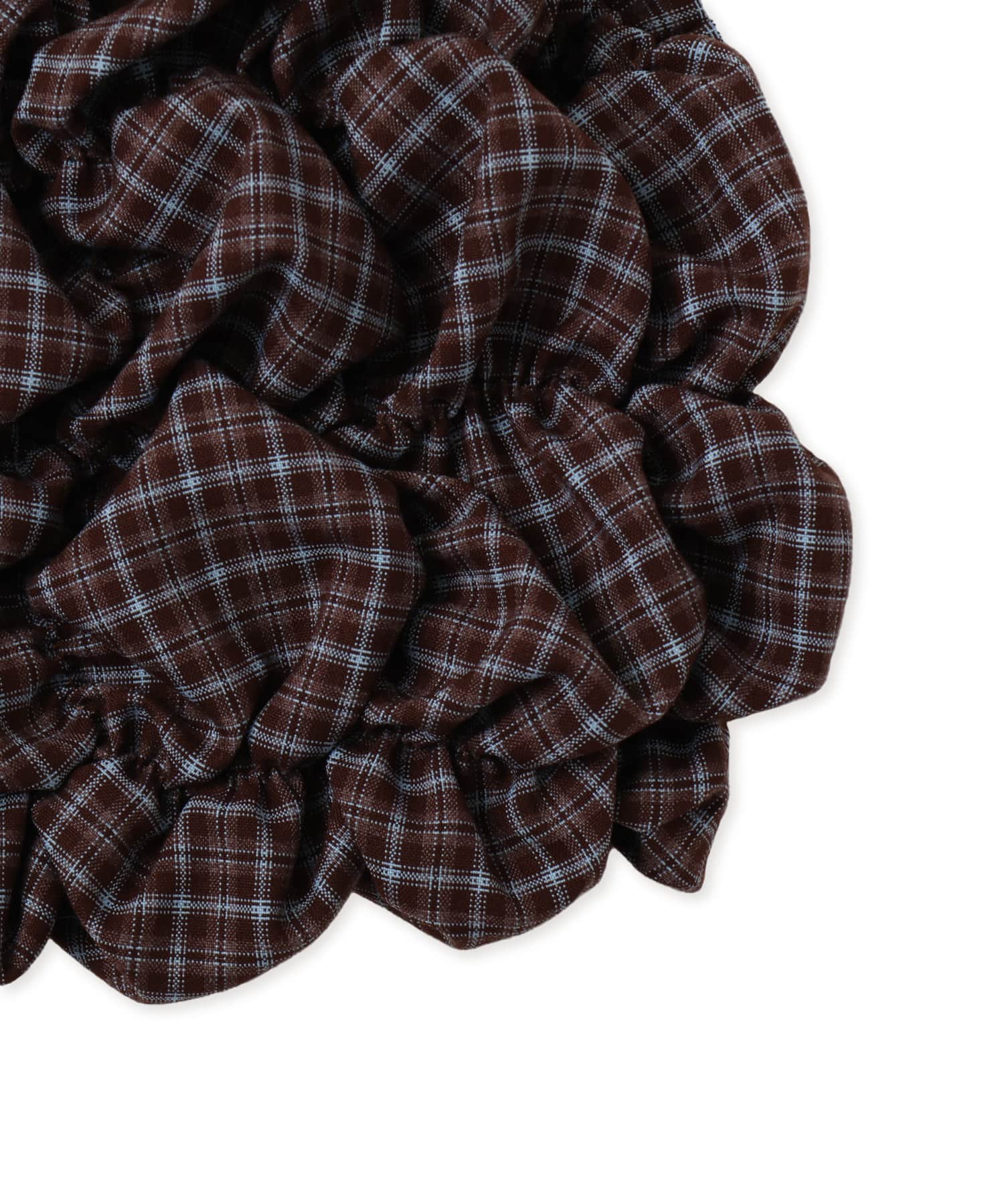 atmos pink Plaid Bustier BROWNの画像