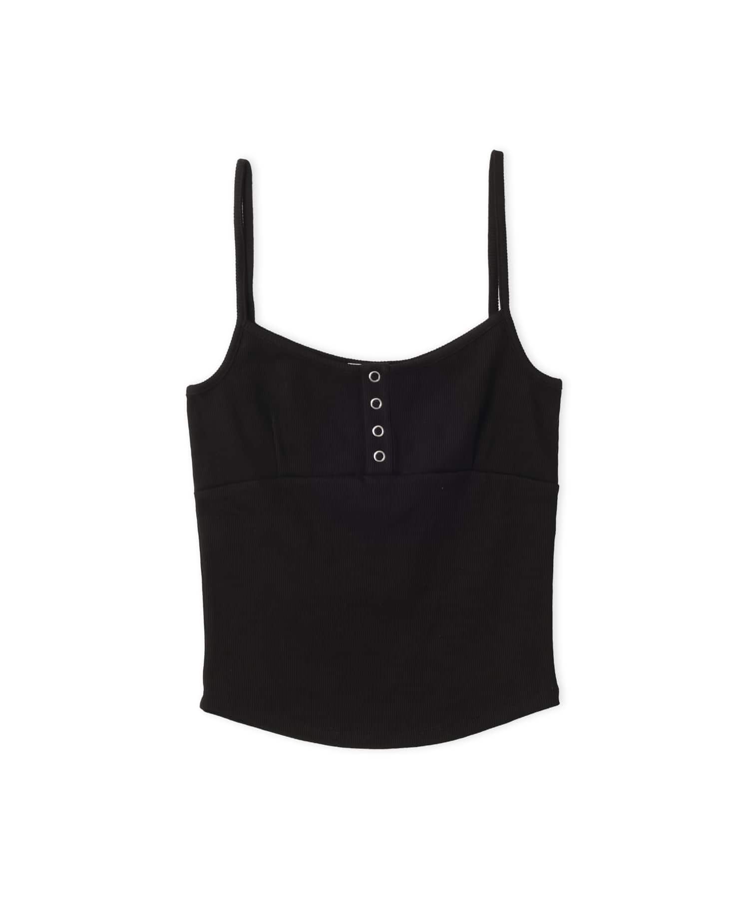 atmos pink Lace LS Top & Camisole Set BLACKの画像