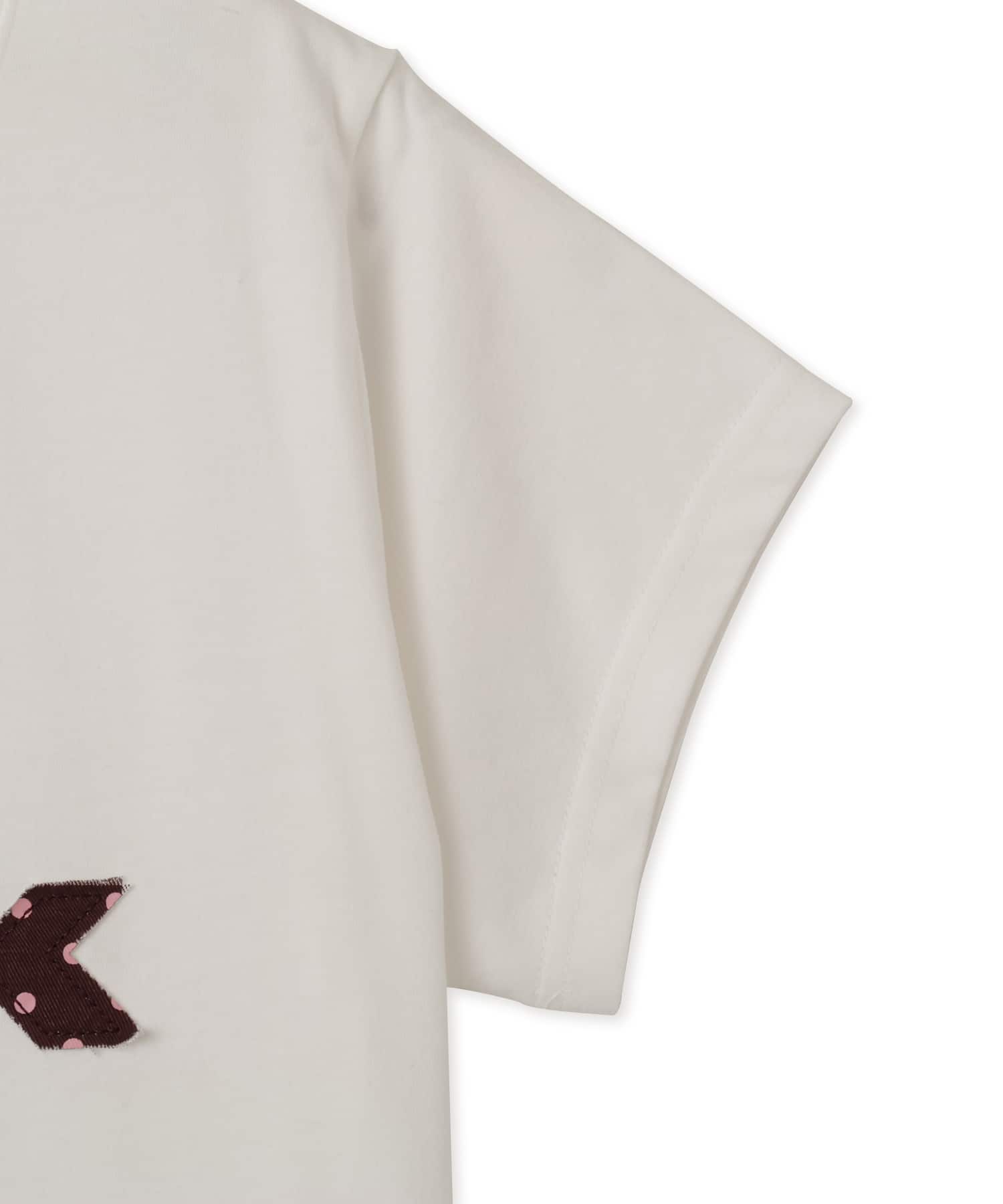 atmos pink I Love pink Dot T-shirt WHITEの画像