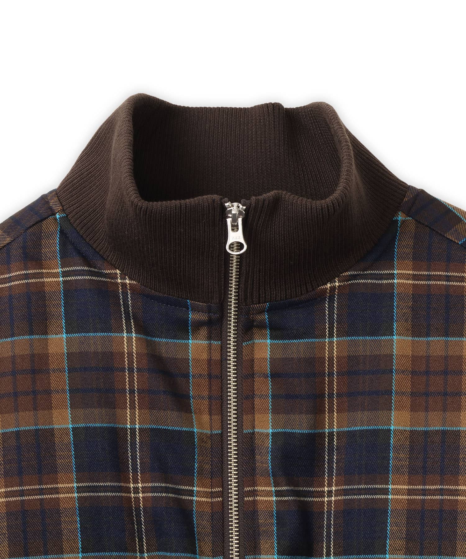 atmos pink Plaid Jacket BROWNの画像