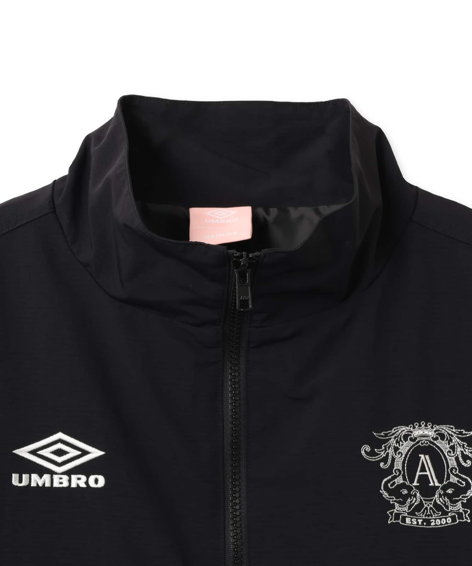 UMBRO x atmos pink Nylon Stand Jacket BLACKの画像
