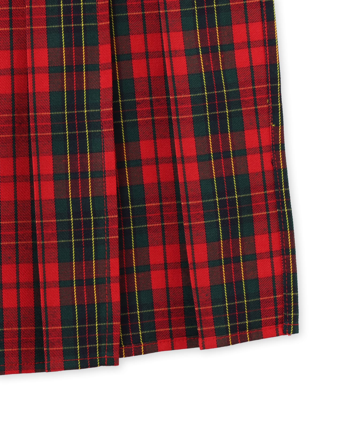 atmos pink Plaid Wrap Skirt REDの画像