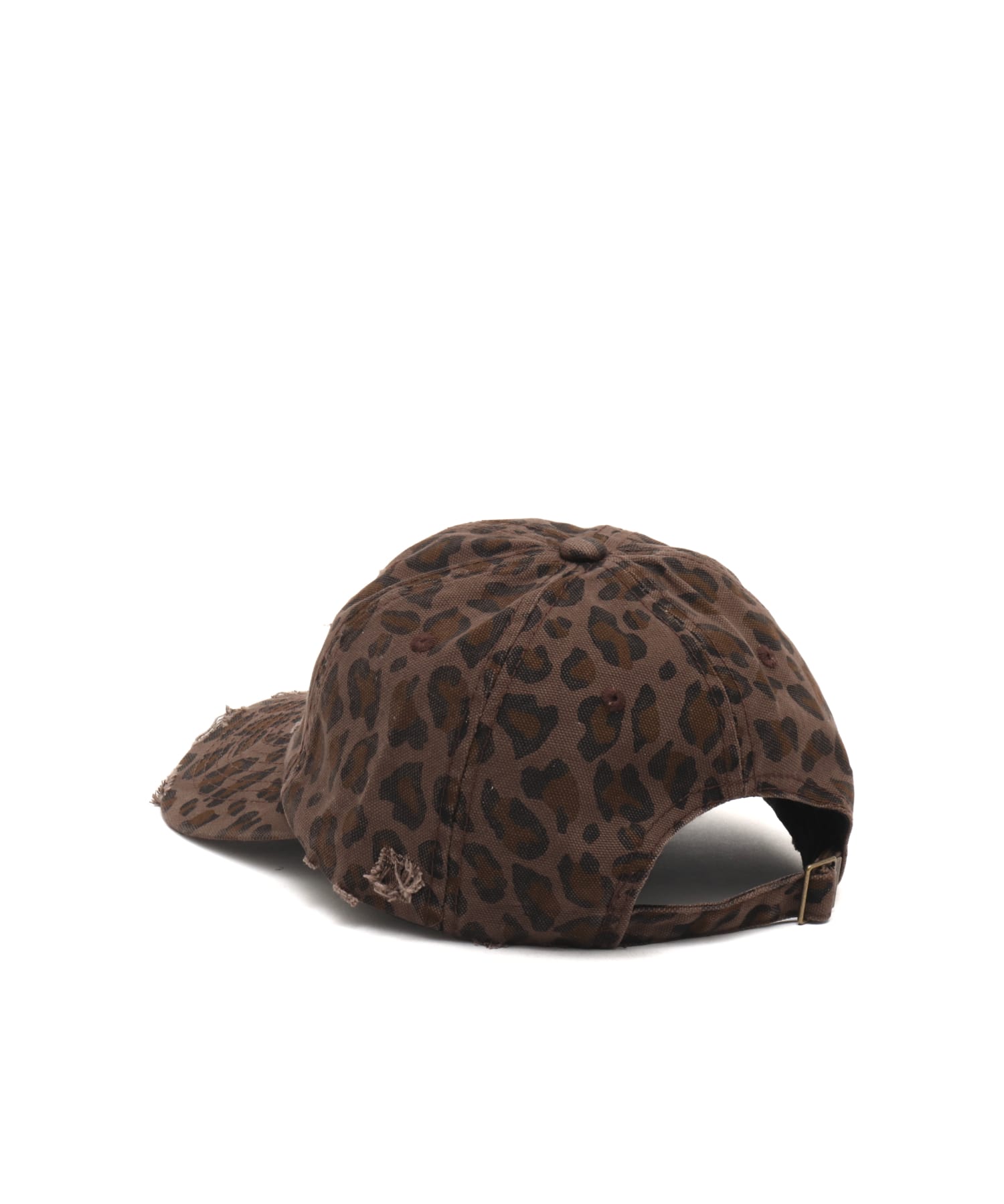 atmos pink Leopard Damage Cap BROWNの画像