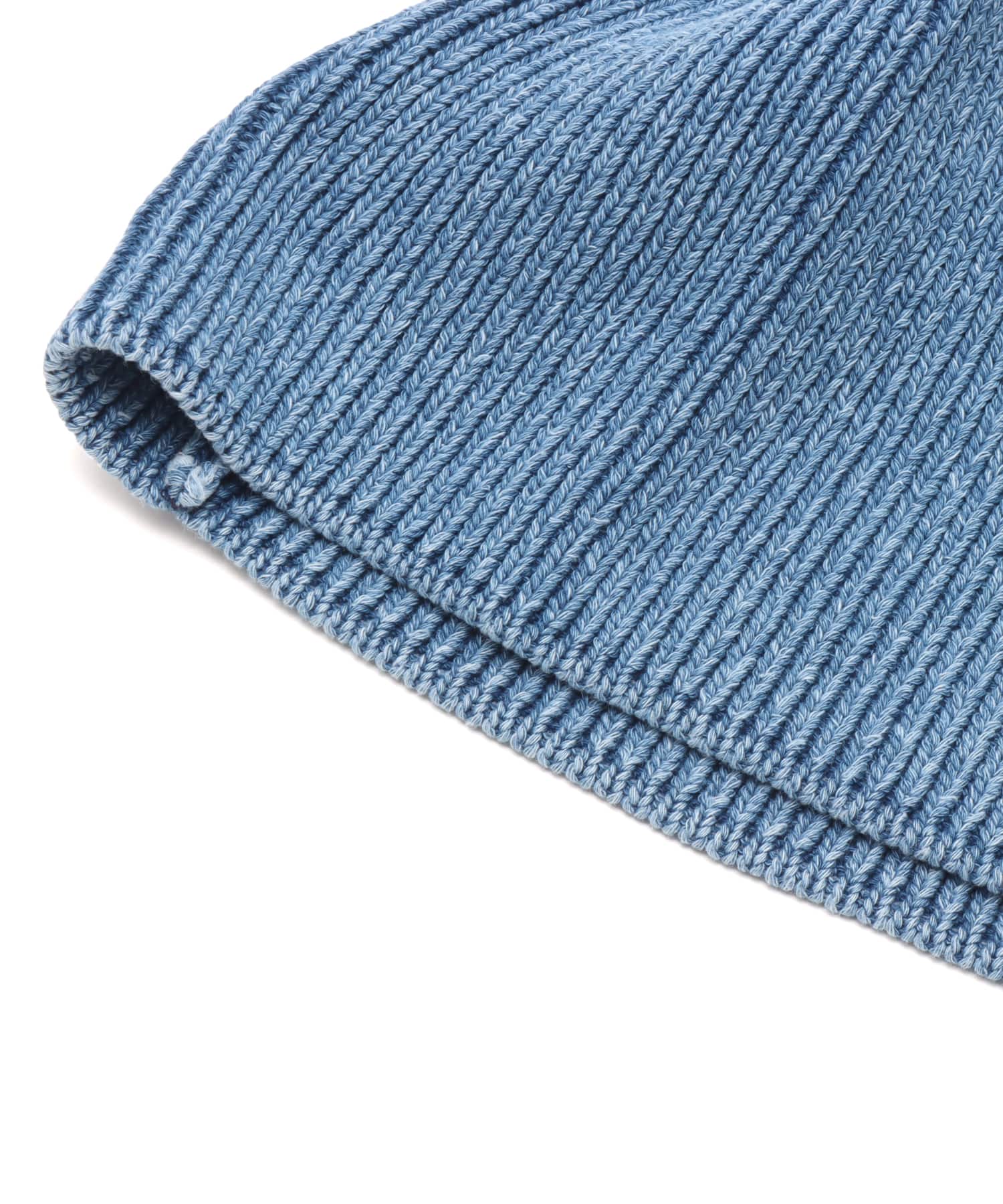 atmos pink Indigo Beanie BLUEの画像