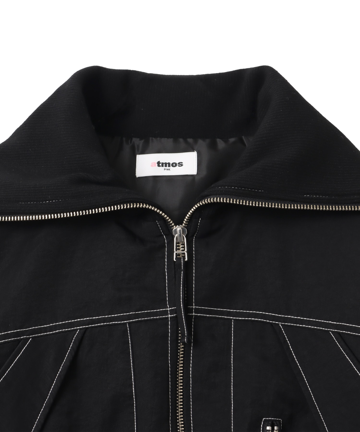 atmos pink Big Collar Bomber Jacket BLACKの画像
