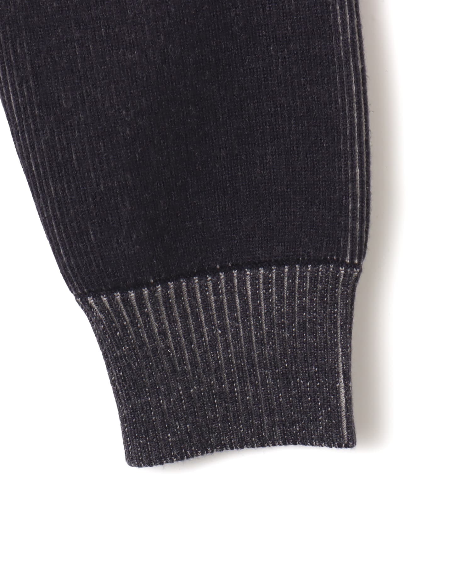 atmos pink Rib Knit Zip-up Top CHARCOALの画像