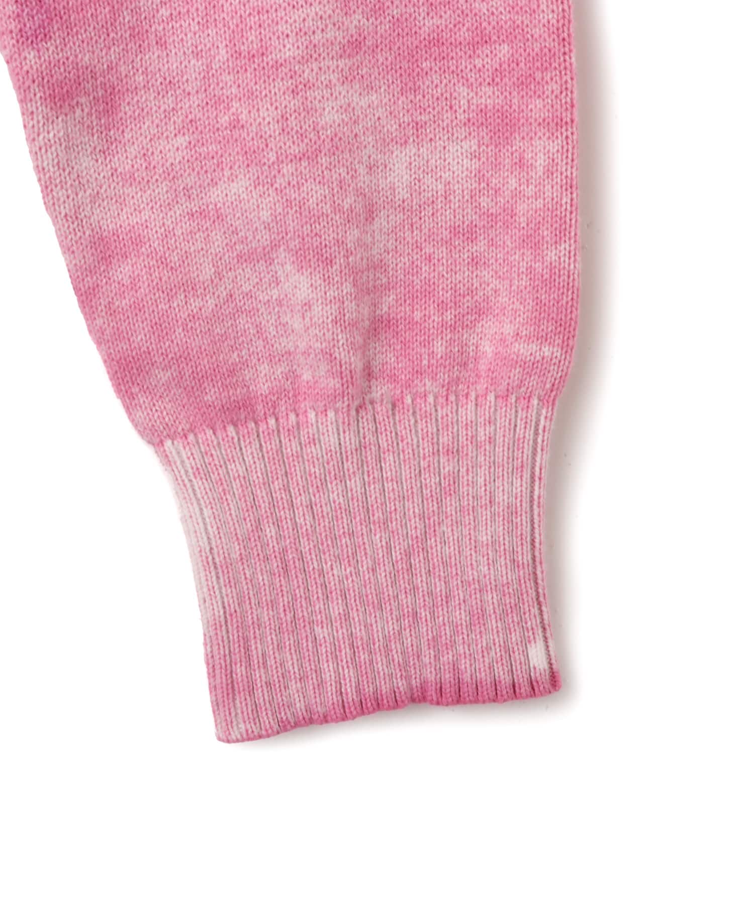 atmos pink Faded Coler Zip-up Cardigan PINKの画像