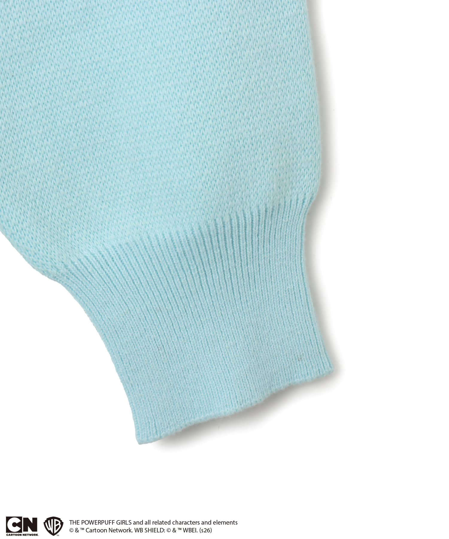 The Powerpuff Girls x atmos pink Embroidary Sweater SAXの画像