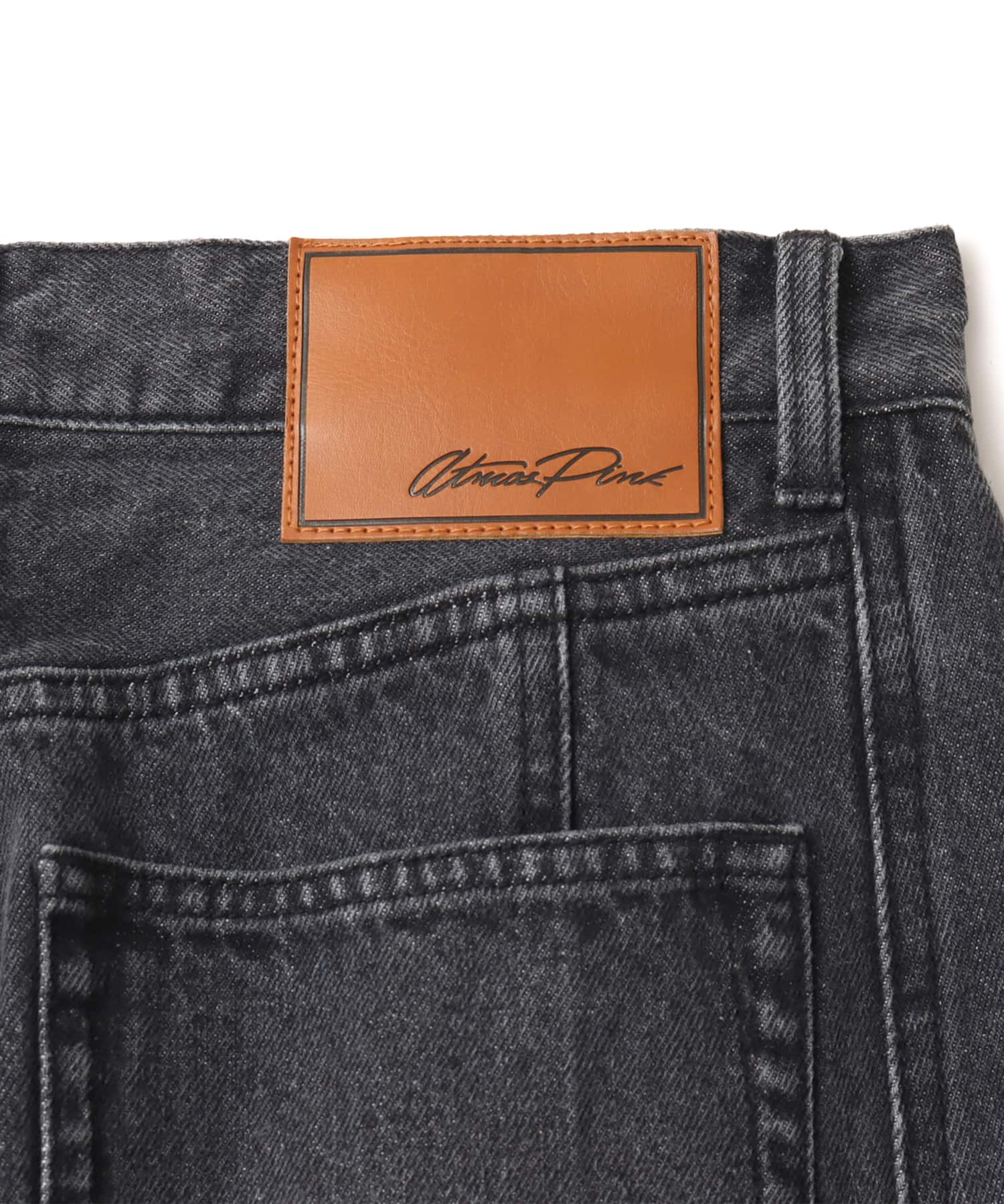 atmos pink Curve Denim Pants BLACKの画像