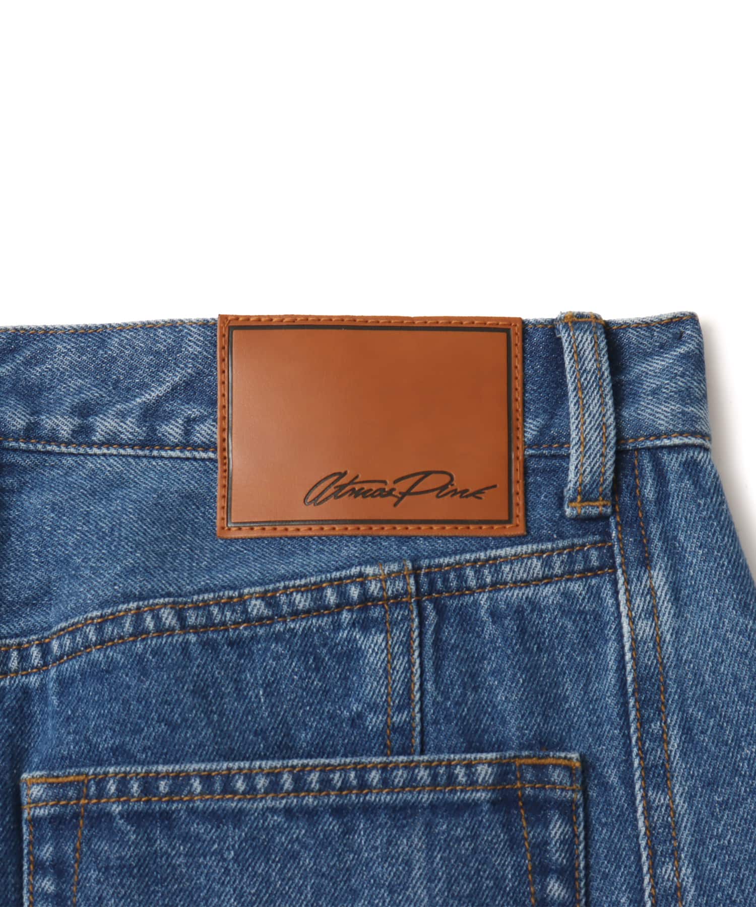 atmos pink Curve Denim Pants BLUEの画像