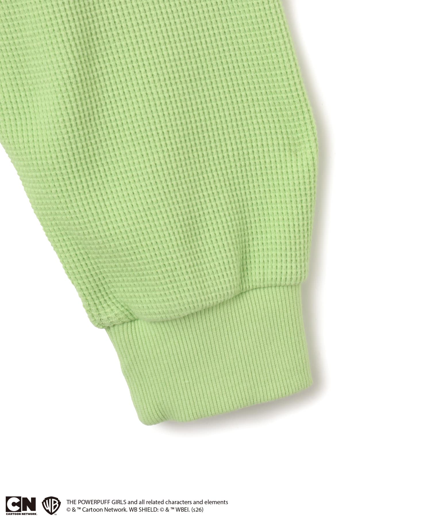 The Powerpuff Girls x atmos pink Thermal LS T-shirt GREENの画像
