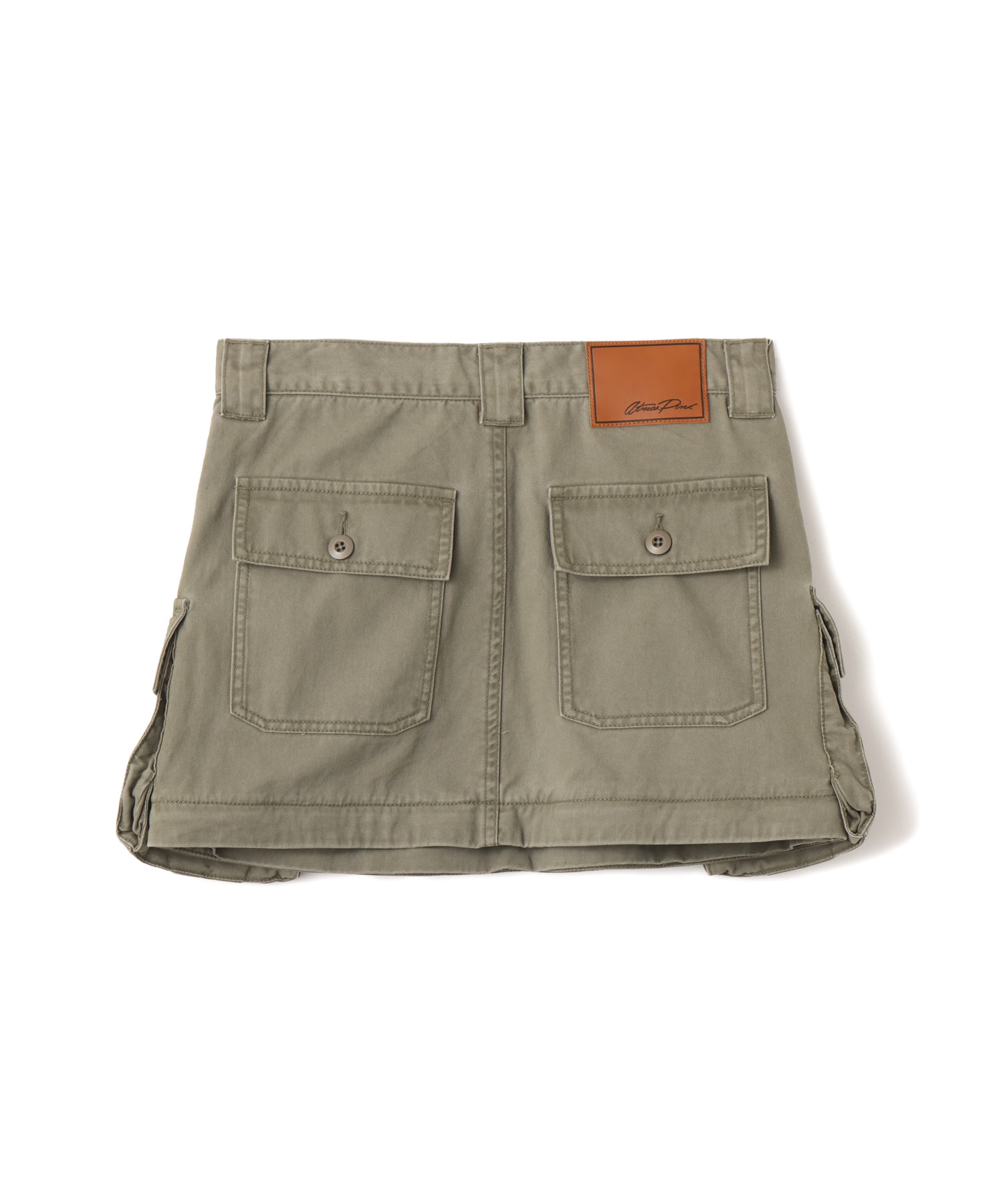 atmos pink 2way Military Skirt OLIVEの画像