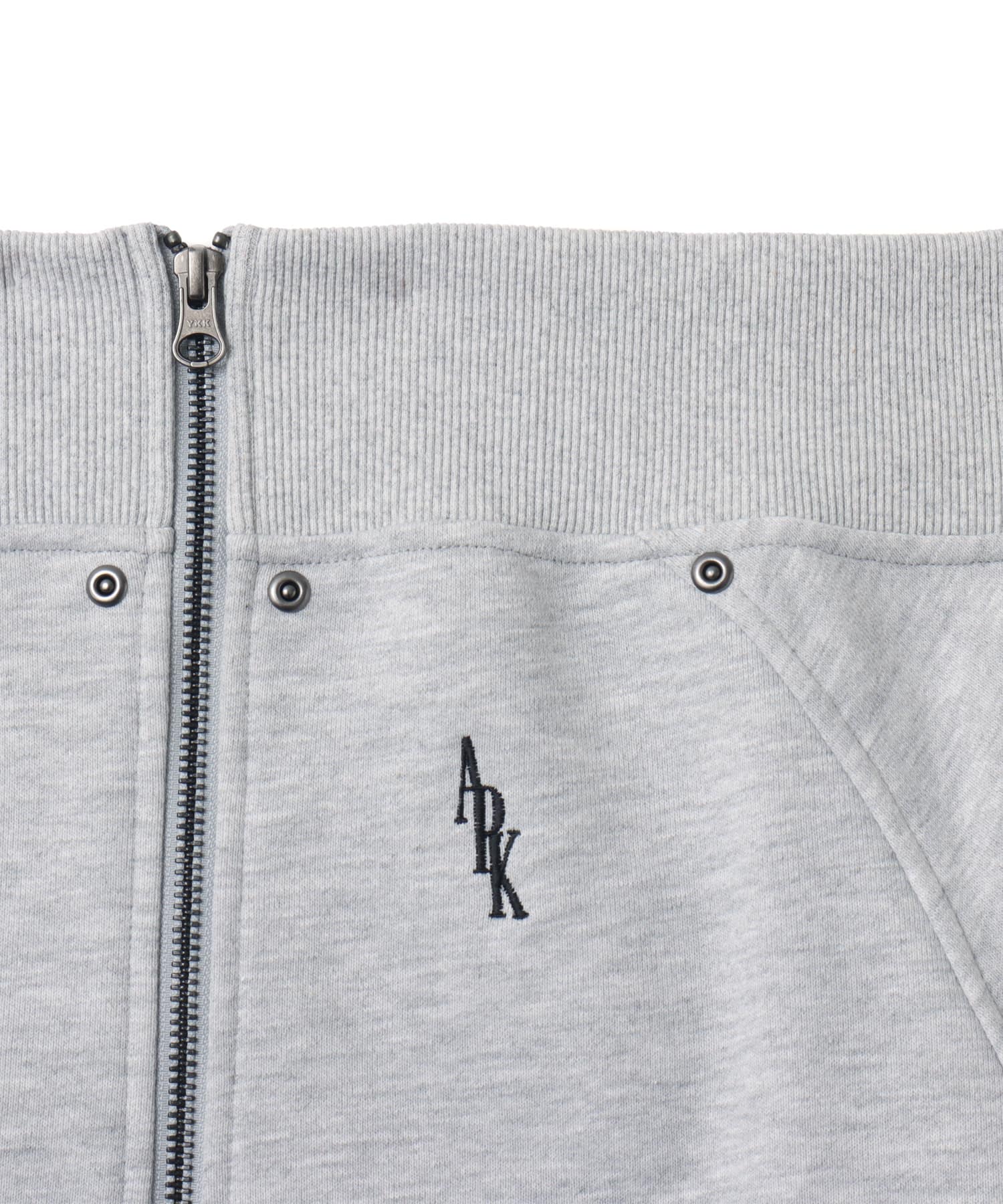 atmos pink Off-shoulder Sweat Zip-up GRAYの画像