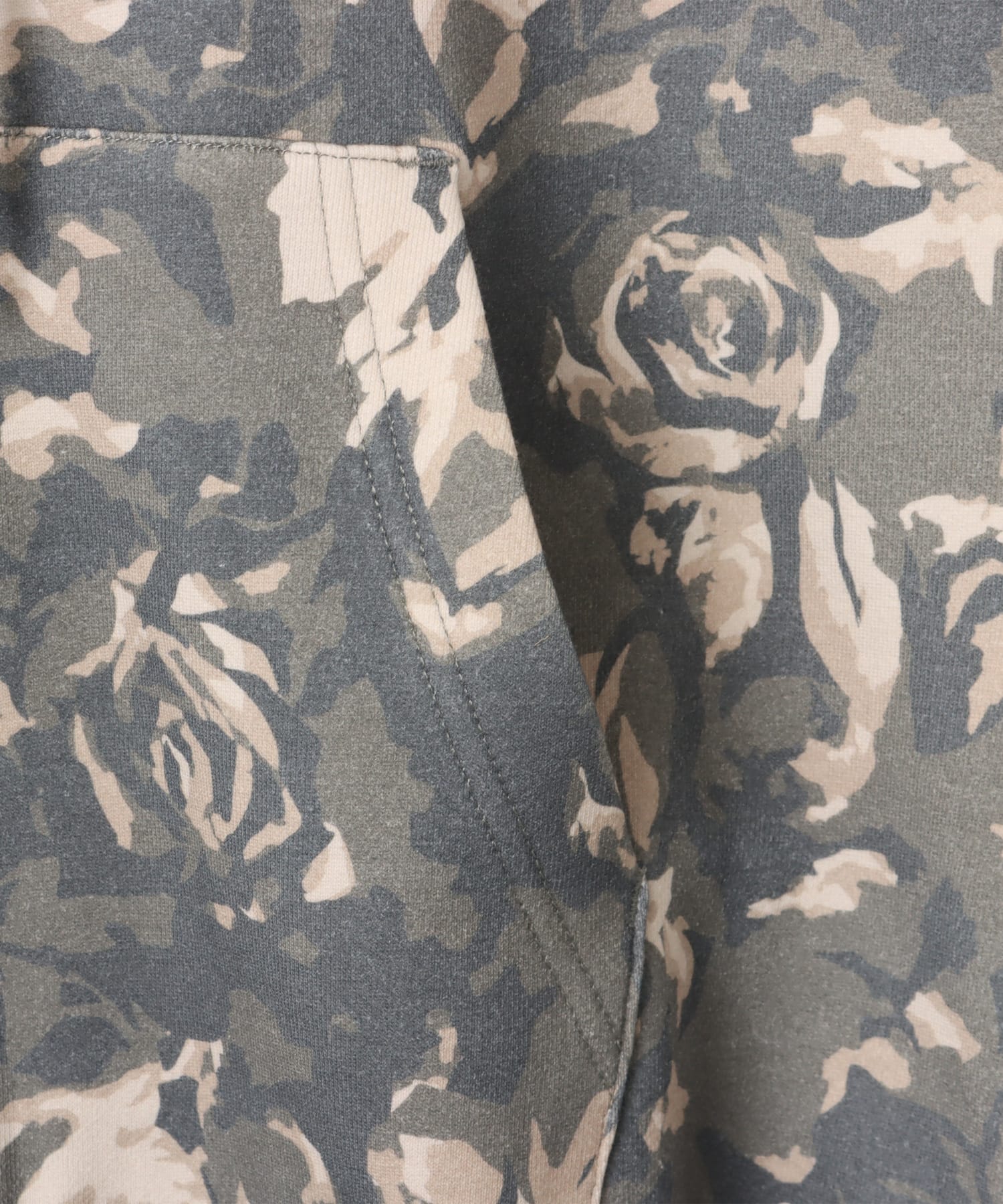 atmos pink Rose Camouflage Zip-up Hoodie KHAKIの画像