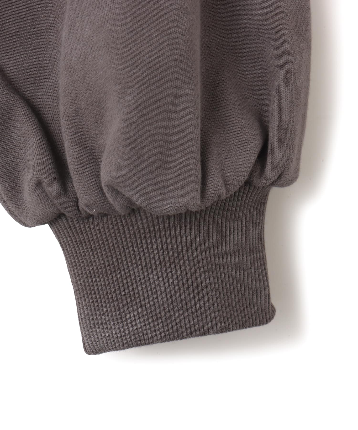 atmos pink Lace-up Sweat Top CHARCOALの画像