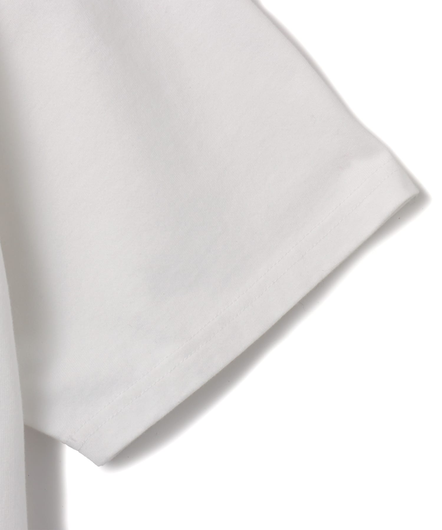 atmos pink Oval Logo T-shirt WHITEの画像