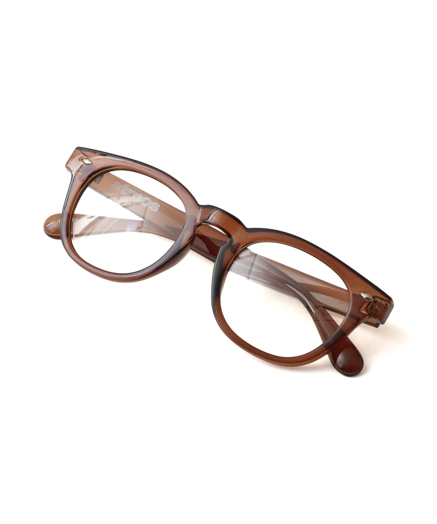 atmos pink Oval Tinted Sunglass BROWNの画像