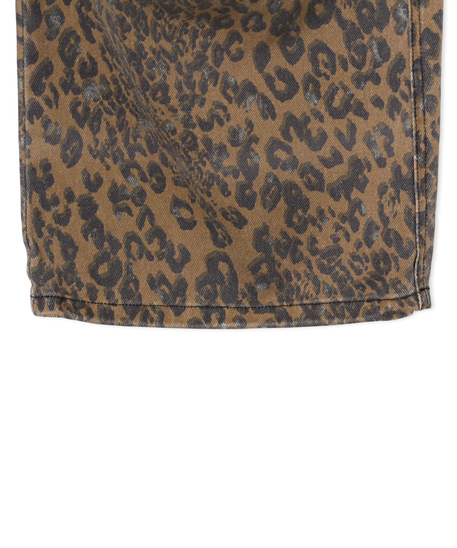 atmos pink Leopard Curve Pants BROWNの画像