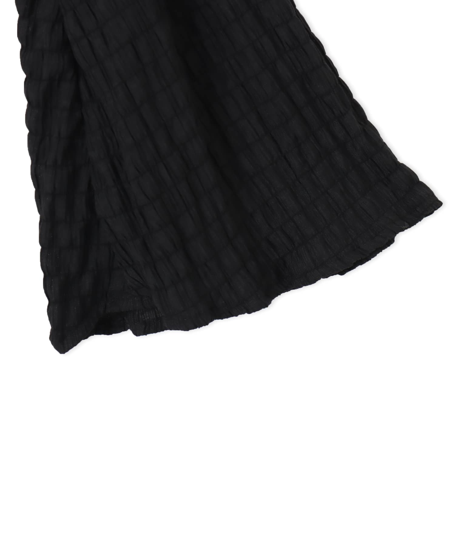 atmos pink Shirring Blouse BLACKの画像