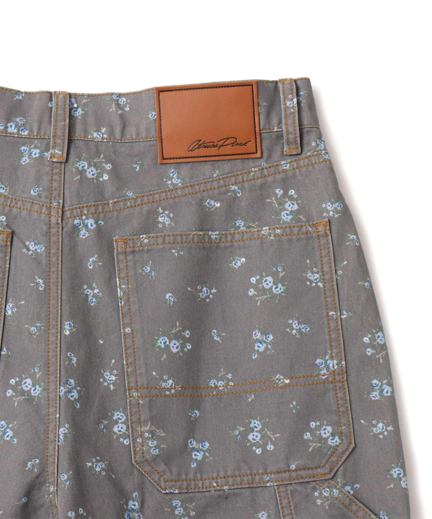 atmos pink Floral Work Half Pants BLACKの画像