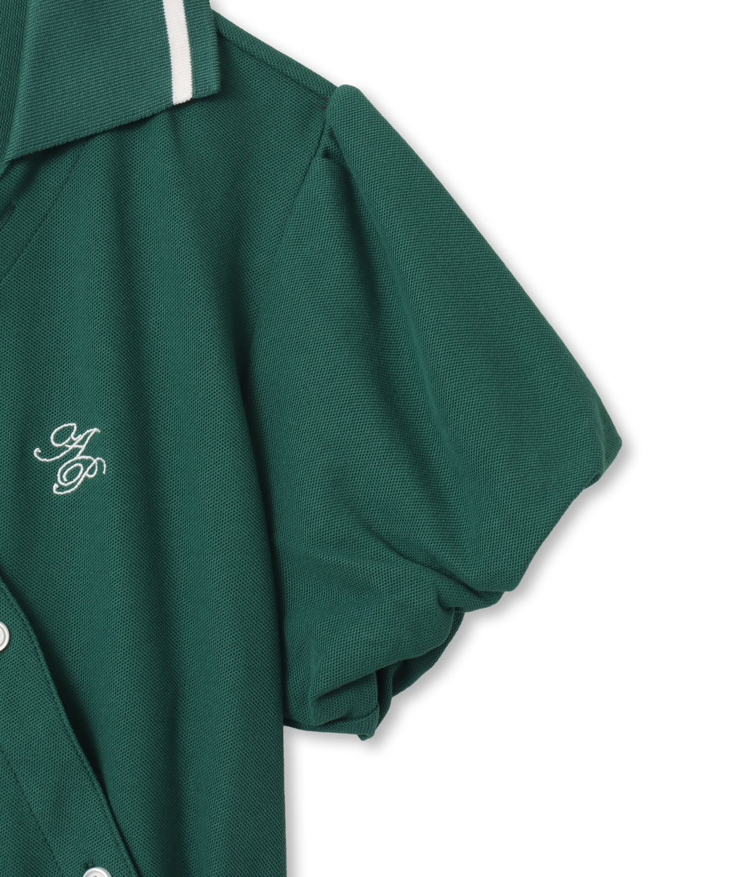 atmos pink Cashe-Coeur Polo Shirt GREENの画像