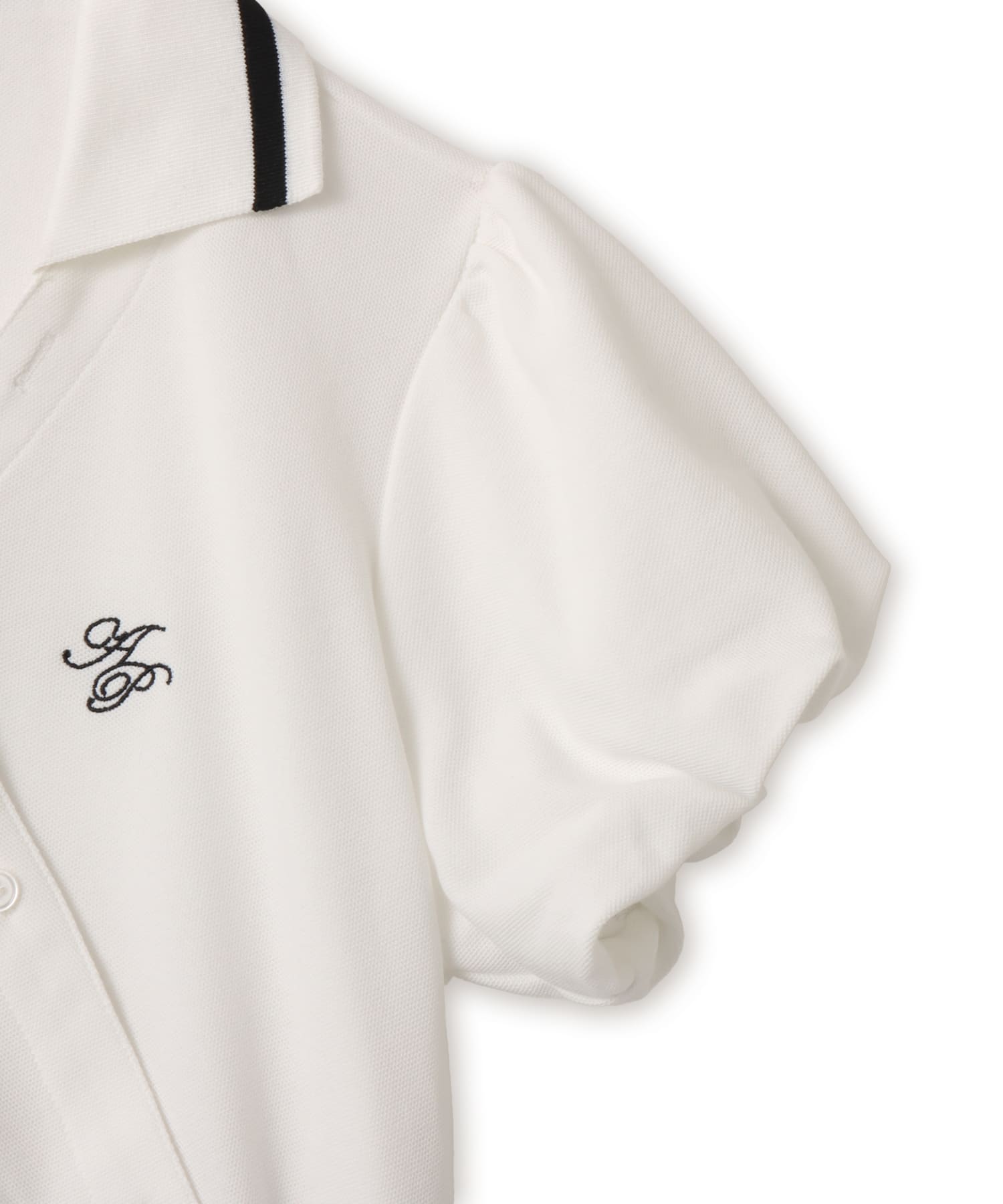 atmos pink Cashe-Coeur Polo Shirt WHITEの画像