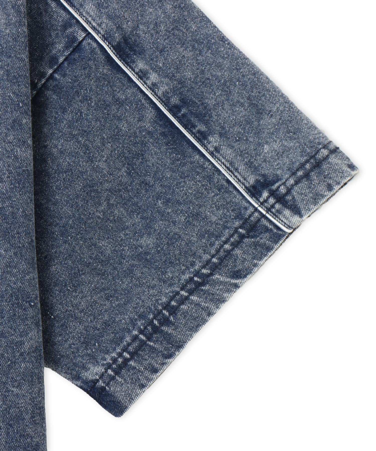 atmos pink Mesh Docking T-shirt BLUEの画像