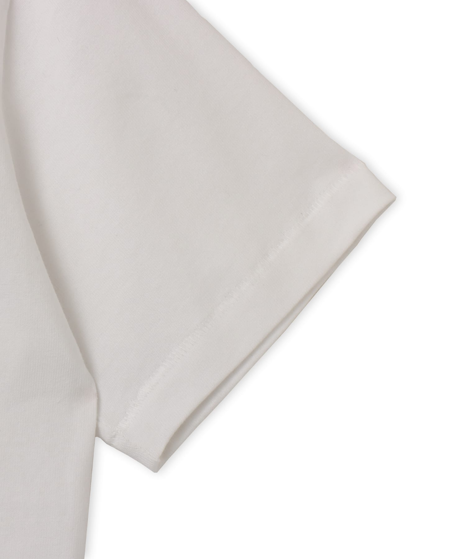 atmos pink Drip Logo T-shirt WHITEの画像