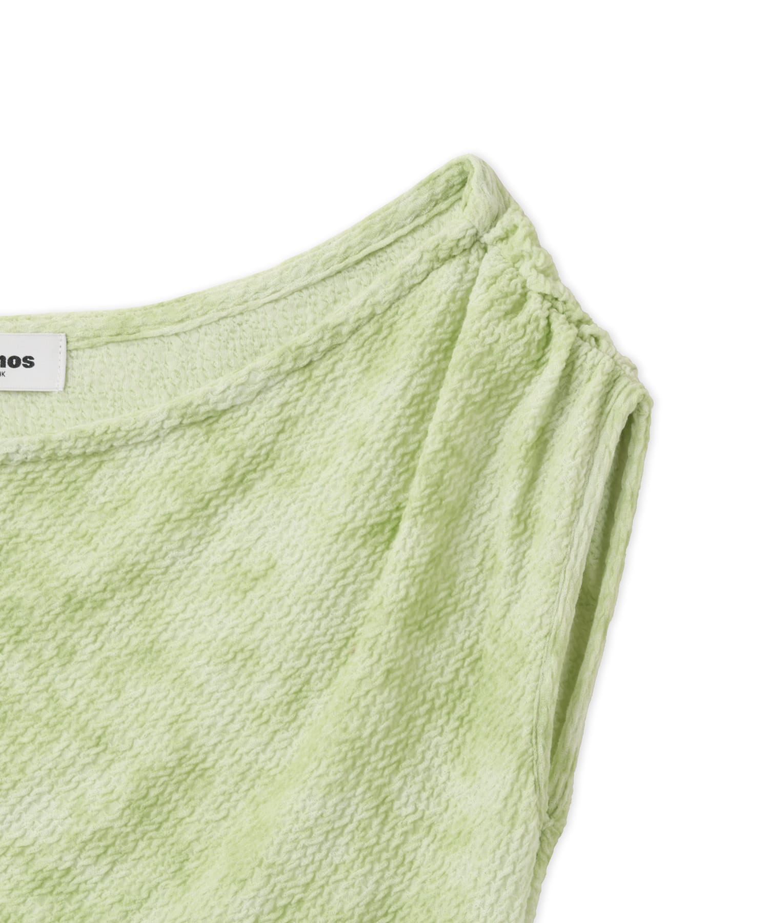 atmos pink Tie Point One Shoulder Tops GREENの画像