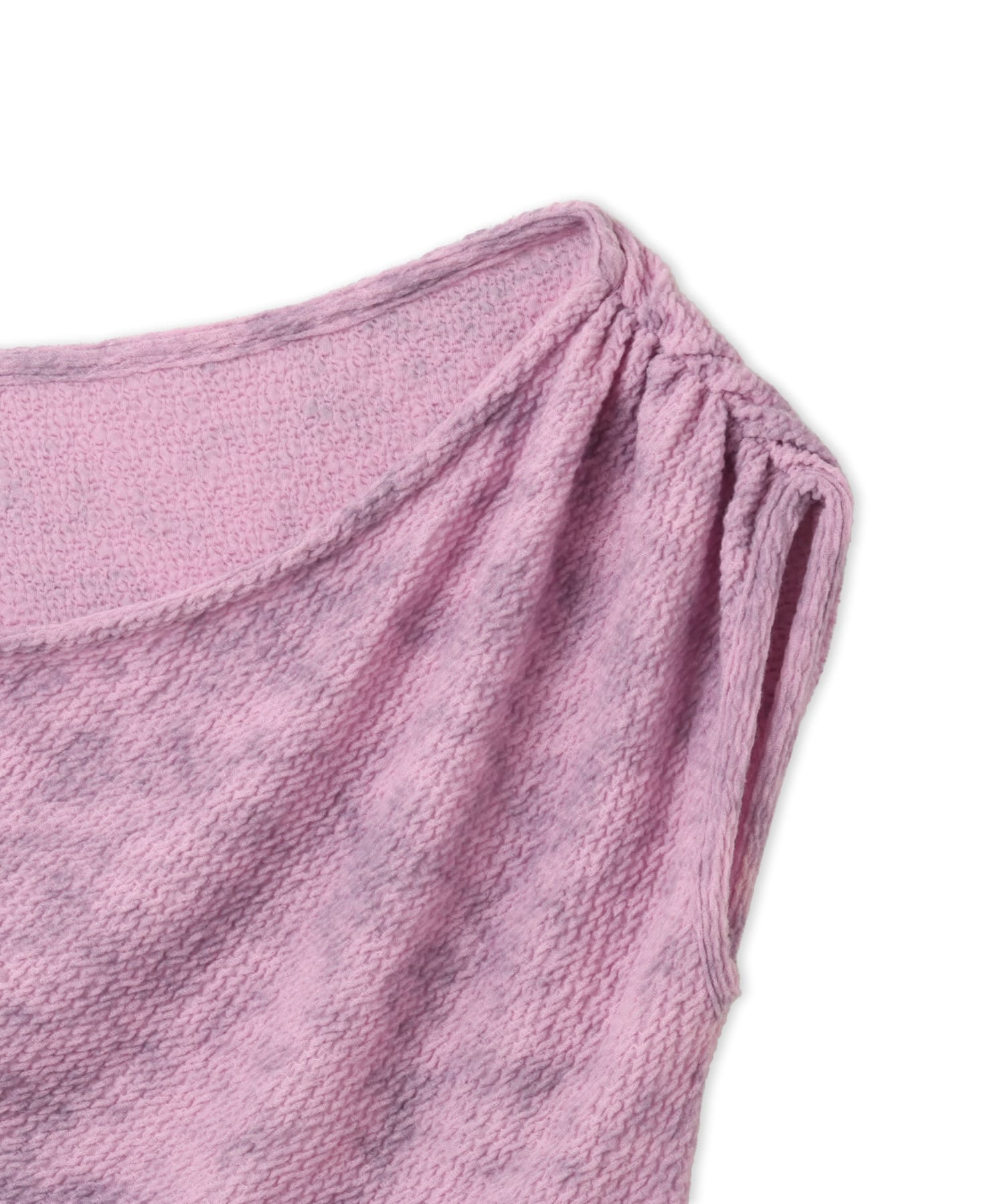atmos pink Tie Point One Shoulder Tops PINKの画像