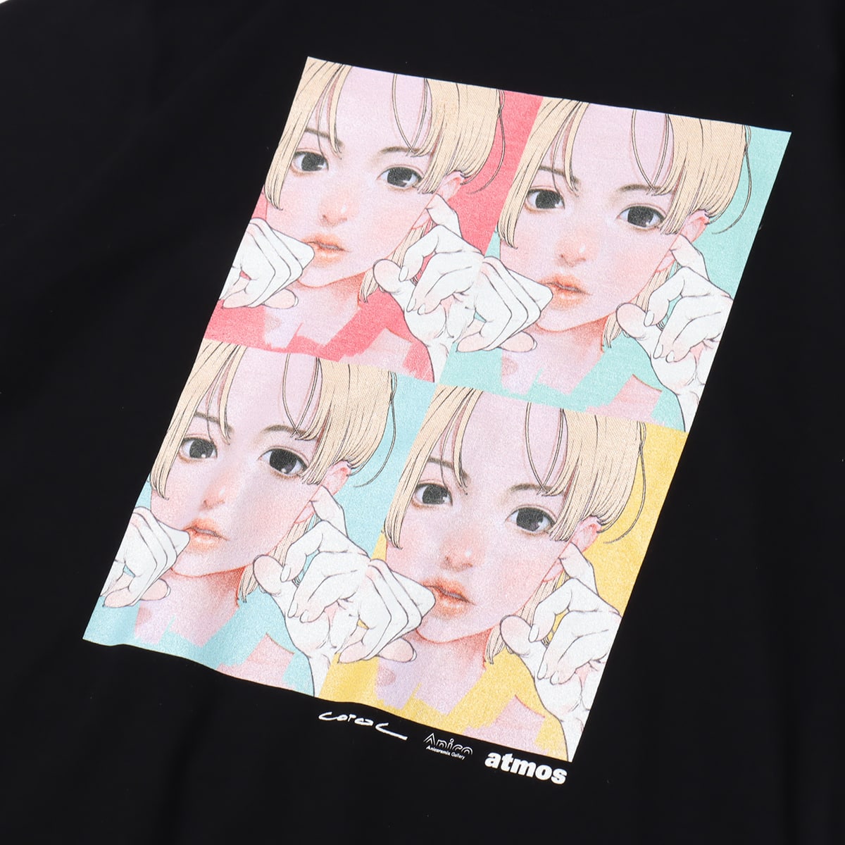 Anicoremix Gallery Sneaker GIRL x atmos x A.R.G. TEE BLACKの画像
