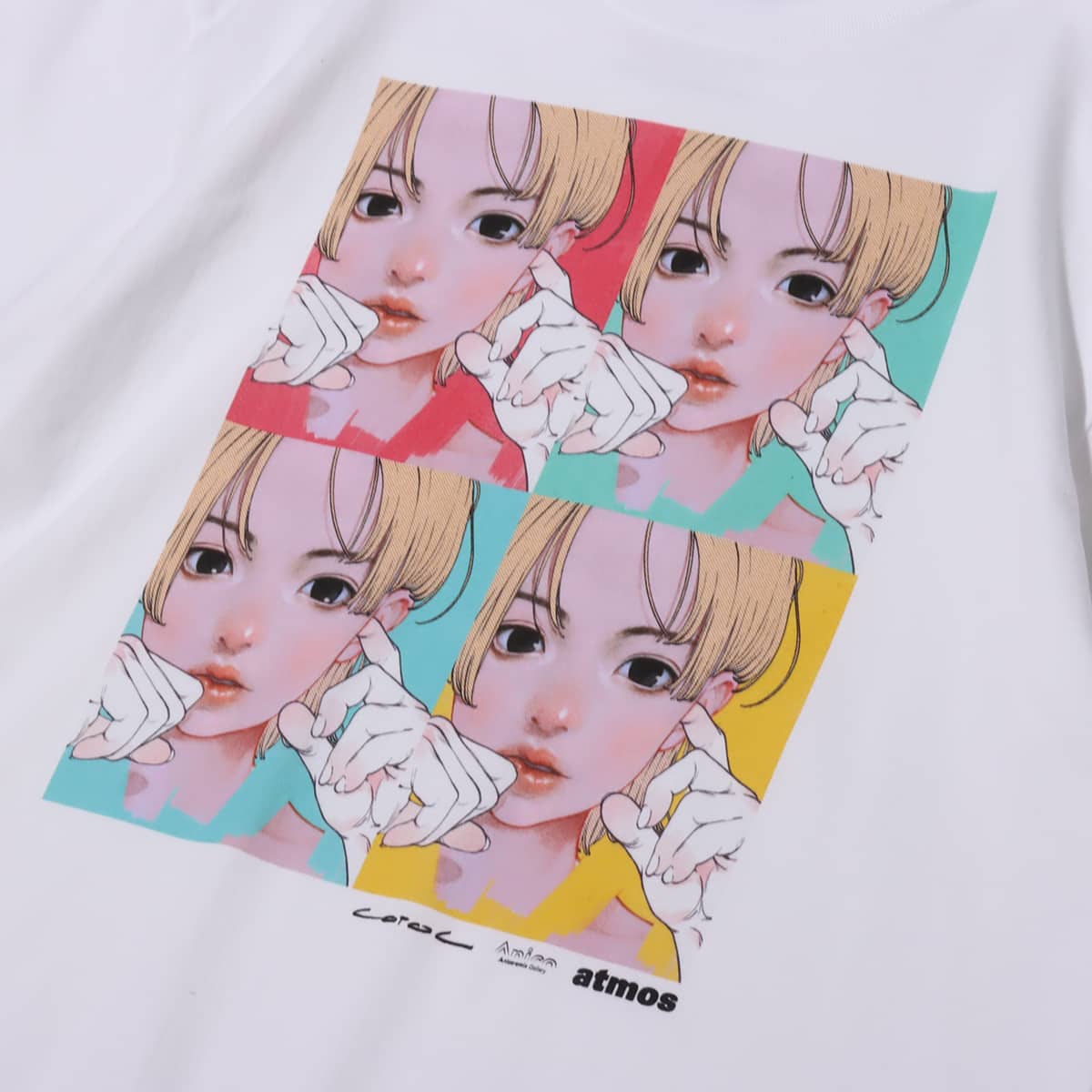 Anicoremix Gallery Sneaker GIRL x atmos x A.R.G. TEE WHITEの画像