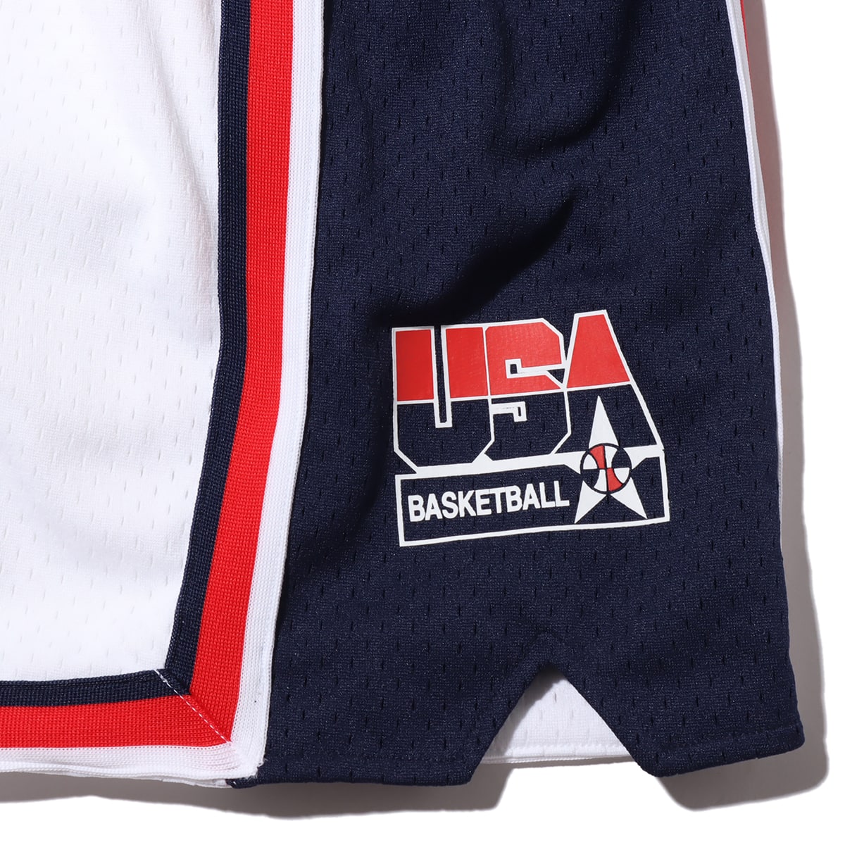 Mitchell & Ness NBA AUTHENTIC SHORTS WHITE USA 92 WHITE 20SU-I