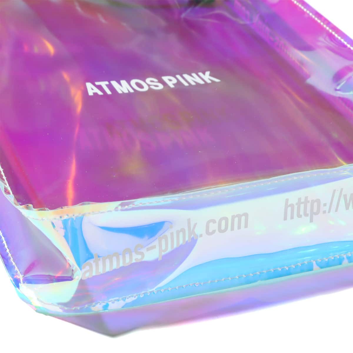 atmos pink ロゴ PVC ショルダーバッグ MIXの画像