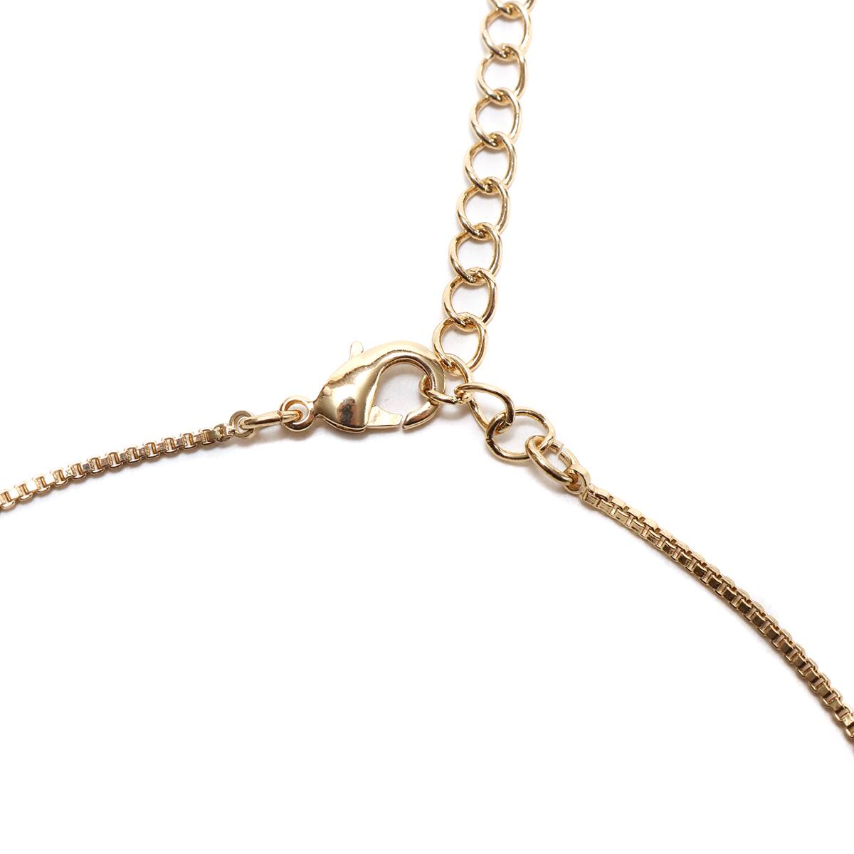 atmos pink グラフィックネックレス GOLDの画像
