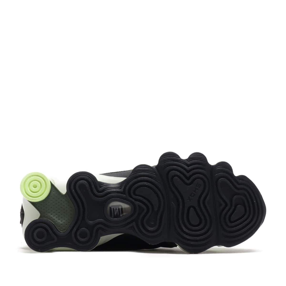 NIKE W SHOX TL NOVA BLACK/BARELY VOLT-CARGO KHAKI 19HO-Sの画像