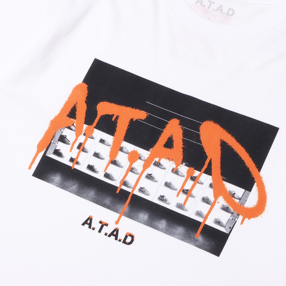 ATAD x COOK TEE WHITEの画像