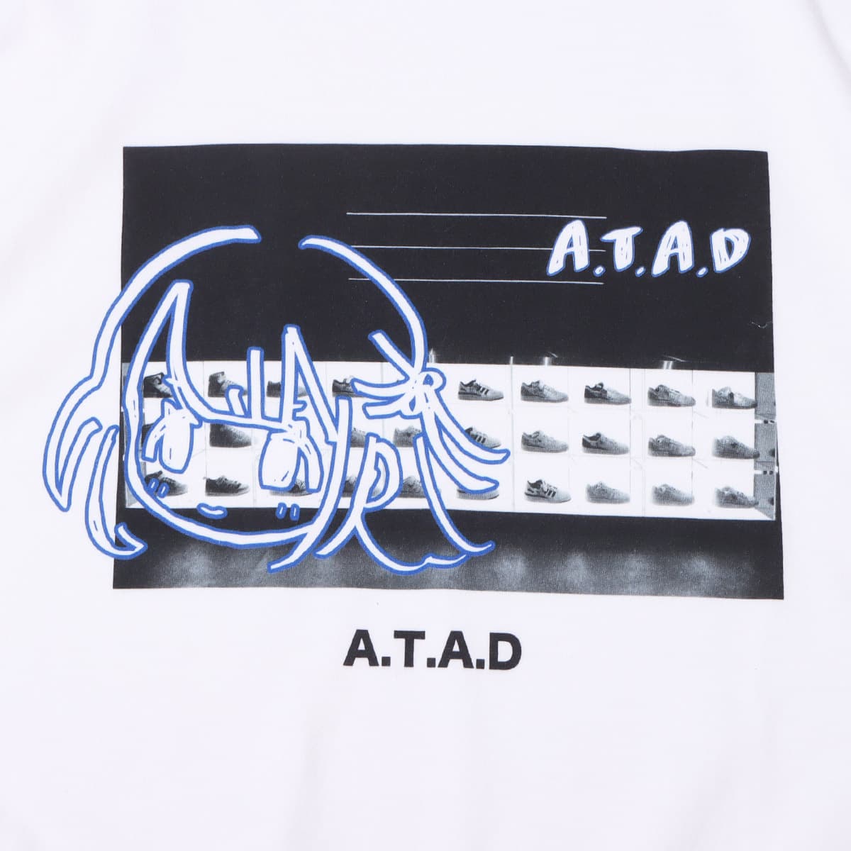 ATAD x AZUSA TEE WHITEの画像