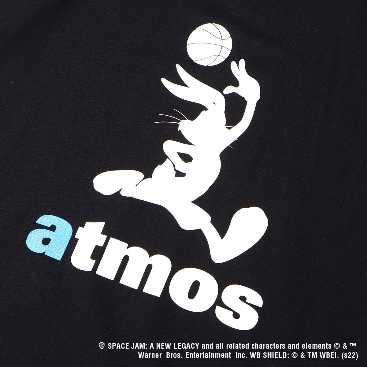 atmos TOKYO COMICON SPACE JAM A TEE BLACK