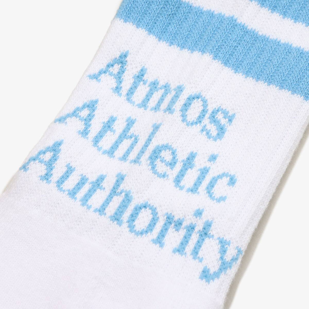 atmos COLOR LINE AAA SOCKS WHTE/UNC