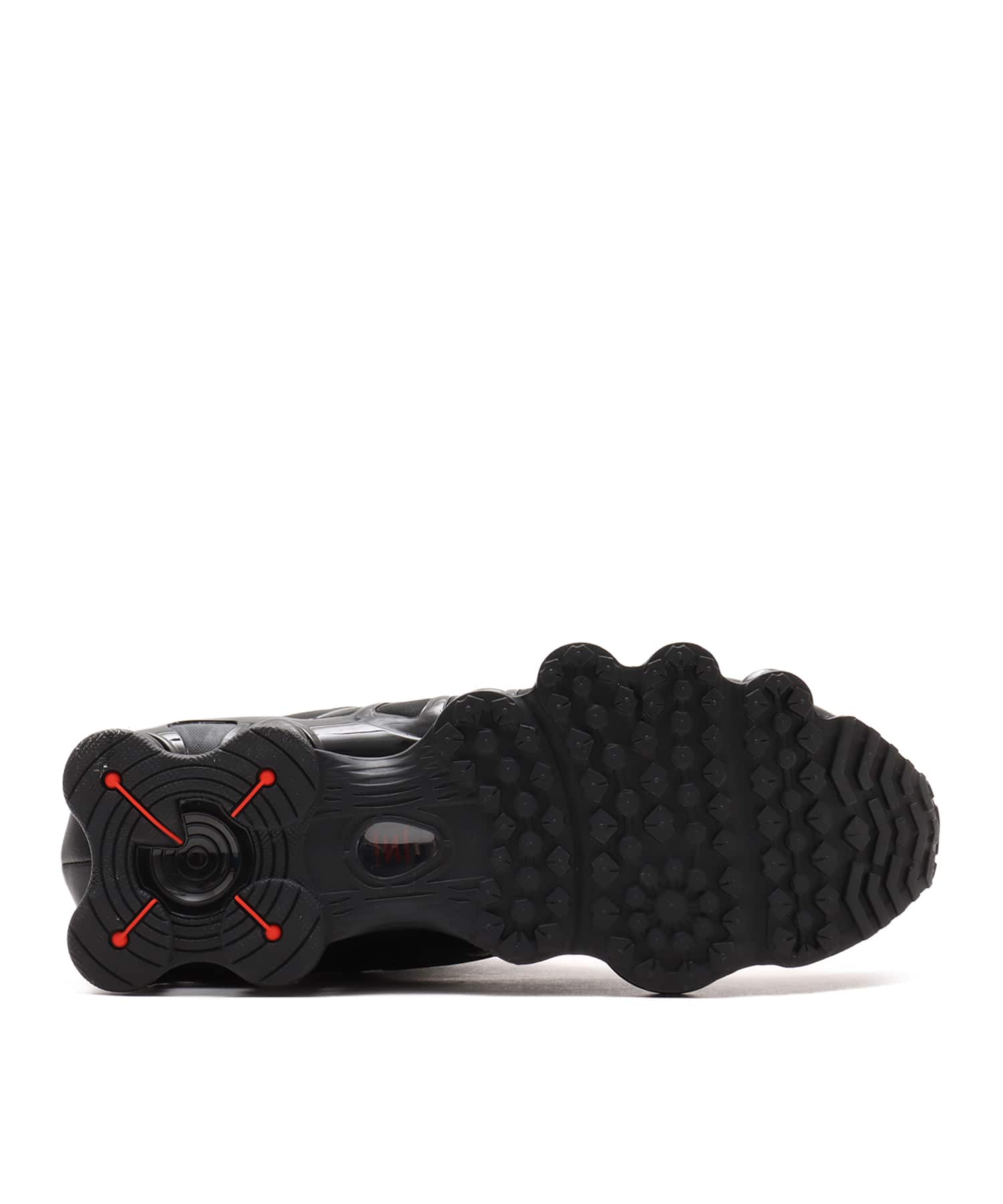NIKE SHOX TL BLACK/BLACK-MTLC HEMATITE-MAX ORANGEの画像