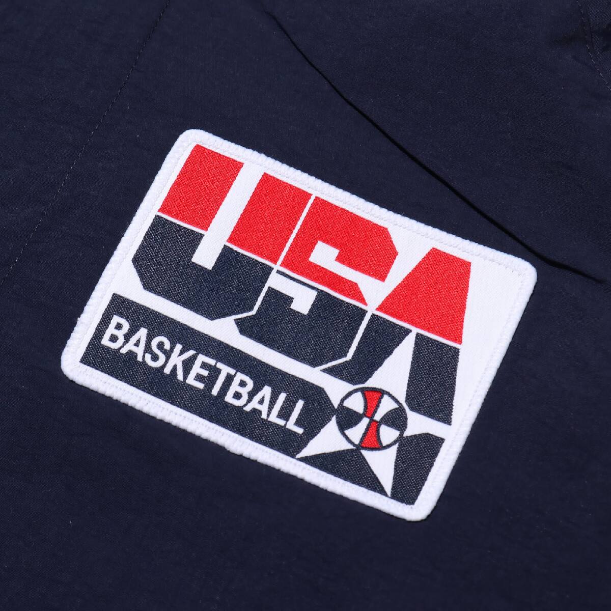 Mitchell & Ness Auth WU Jacket - USA92 M.Jordan NAVY 19FW-Iの画像