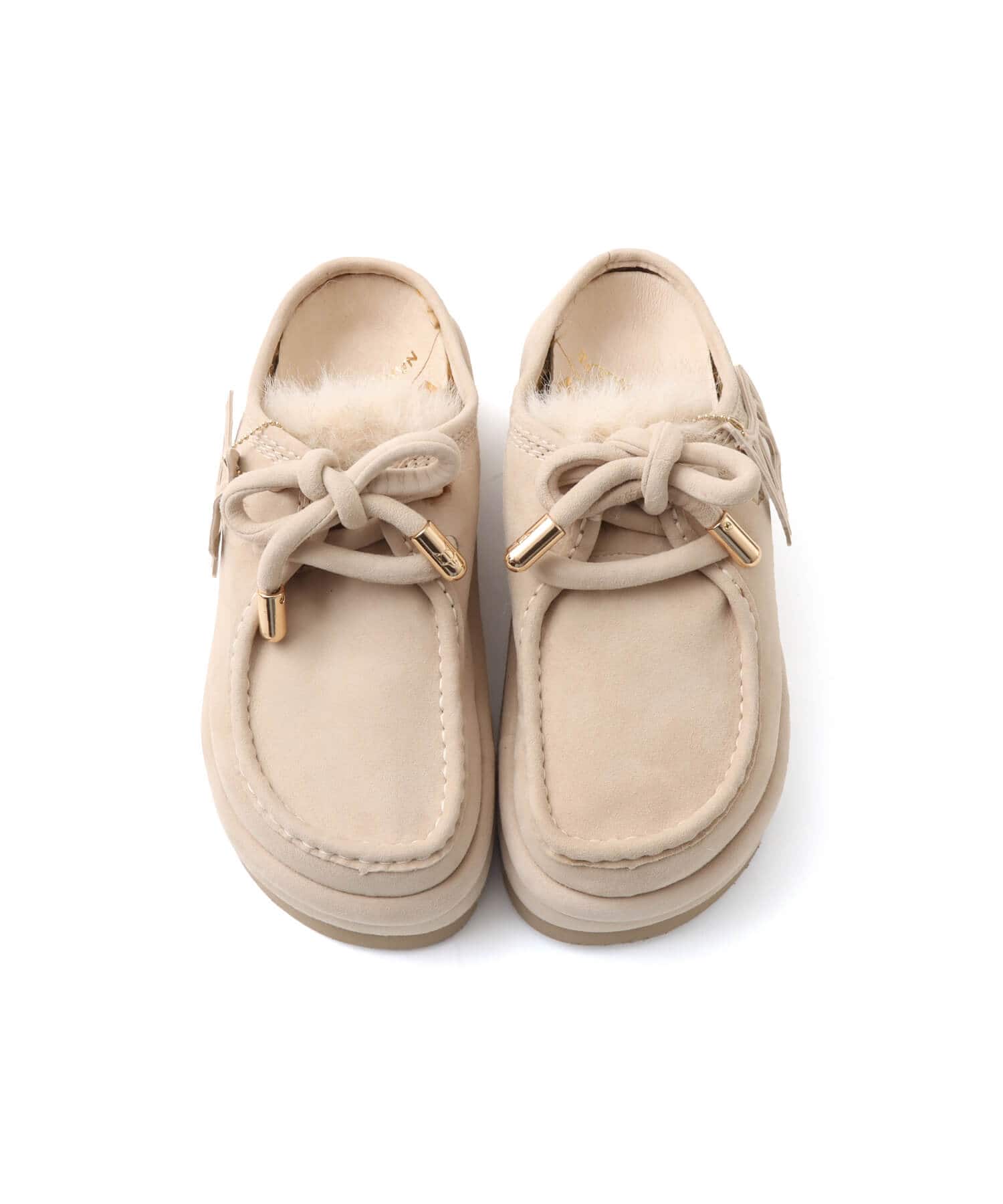 NAKED WOLFE BLIZZARD ICE SUEDE/FAUXFURの画像
