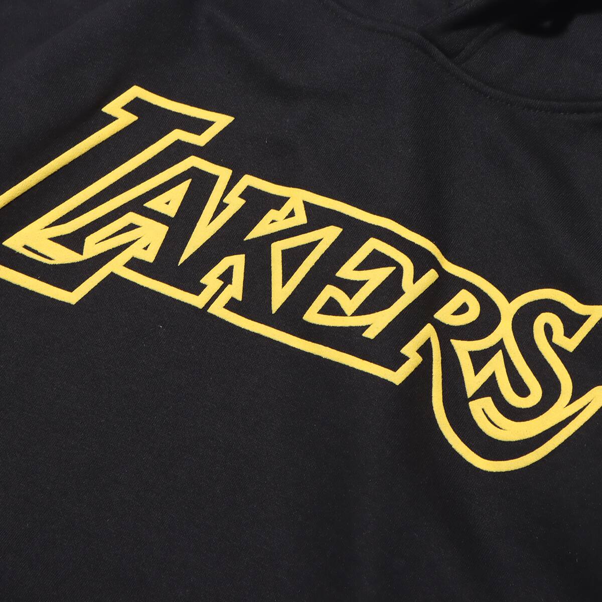 Mitchell & Ness NBA SPECKLE NEP HOODIE LAKERS BLACK 23FW-Iの画像