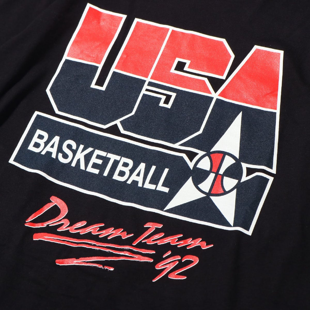 Mitchell & Ness 1992 USA DREAM TEAM BASKETBALL TEE BLACK 19FW-I