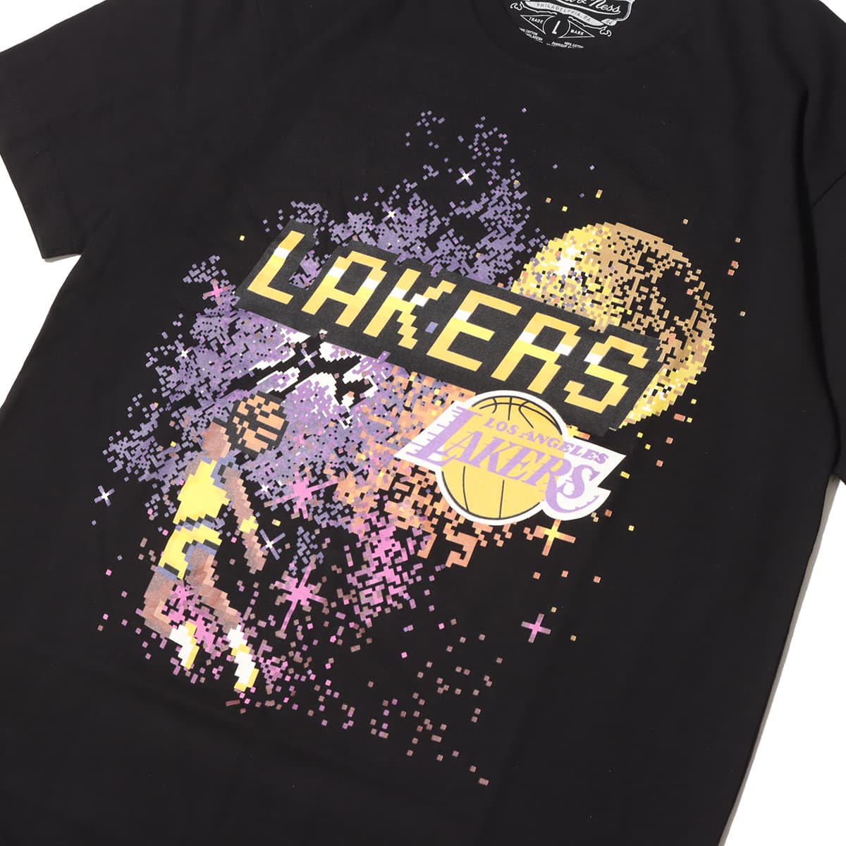 Mitchell & Ness NBA GAMEVERSE TEE LAKERS BLACK 23FW-Iの画像