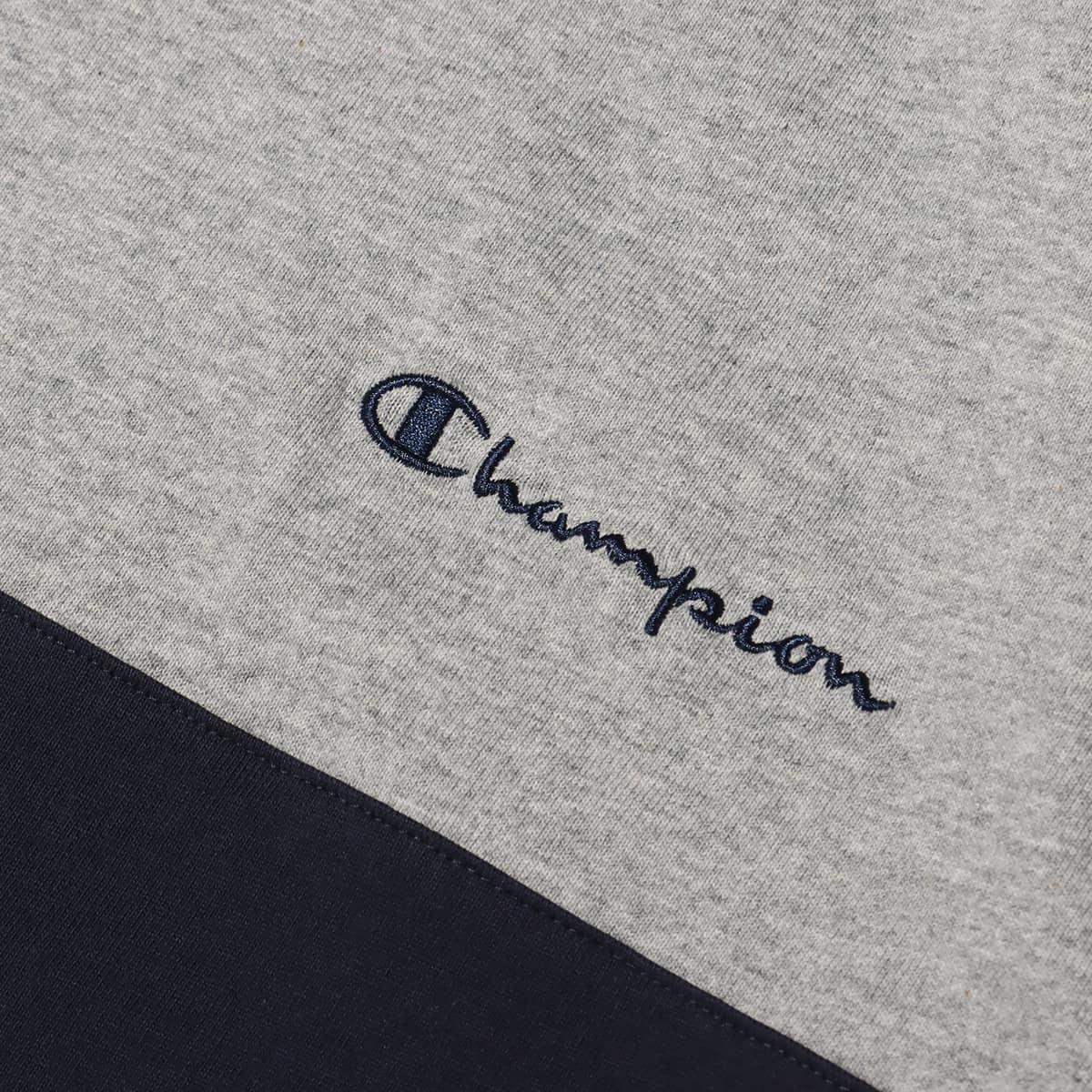 Champion T-SHIRT O.GRAY×NAVY 20SS-Iの画像