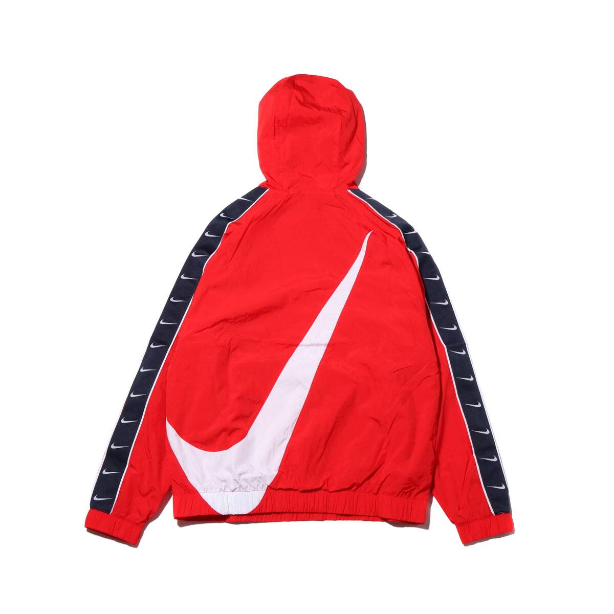 Nike As M Nsw Swoosh Jkt Wvn University Red White Obsidian White 19fa S