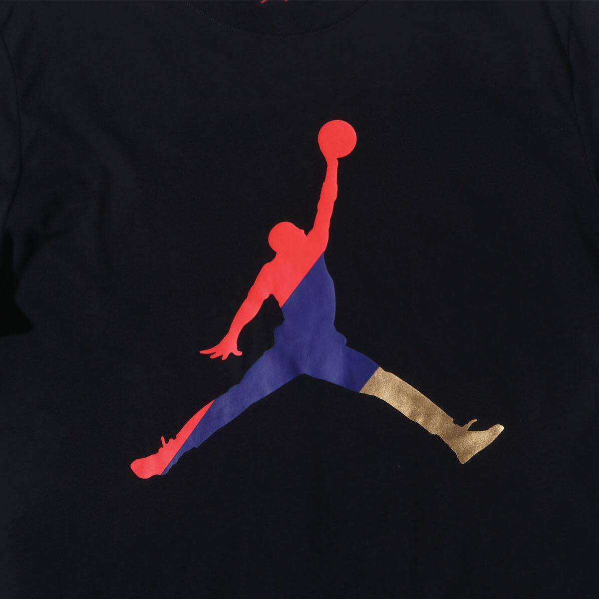 JORDAN BRAND AS M J SPRTDNA LS CREW BLACK/TRACK RED 20FA-Iの画像
